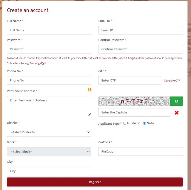 Registration Form