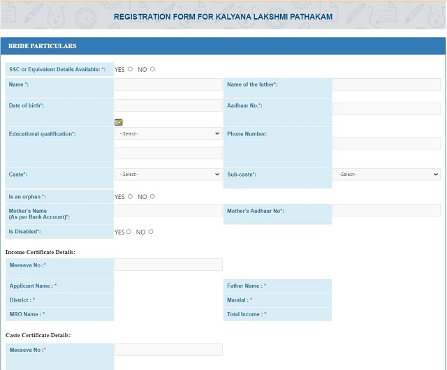 Registration Form