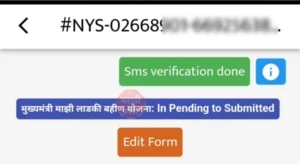 Ladki Bahin Status Pending to Submit