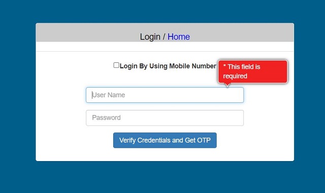 Login Form