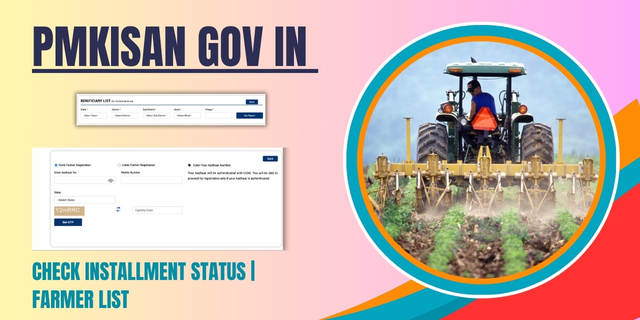 Pmkisan gov in Portal for Farmer Registration, List and Payment Status 