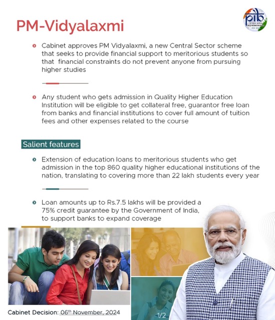 Salient Features of PM Vidyalaxmi Scheme 