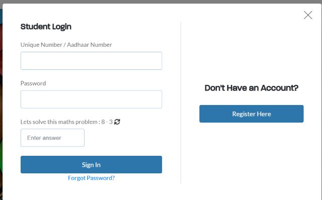 Login Form 