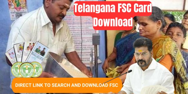 Telangana FSC Card Download