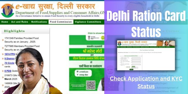 Delhi Ration Card Status