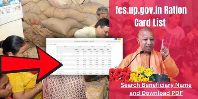 fcs.up.gov.in Ration Card List