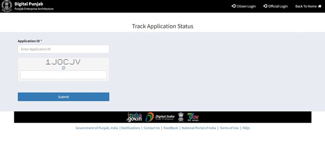 Track Application Status